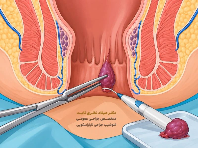 عمل هموروئید در رشت